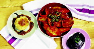 Menu express : Millefeuilles de betteraves, Pâtes au thon et aux câpres et Pommes au four Menu-express-Millefeuilles-de-betteraves-Pates-au-thon-et-aux-capres-et-Pommes-au-four