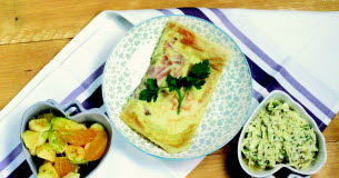 Menu express : Rémoulade allégée, Bricks à l’œuf et Salade de fruits au thé vert Menu-express-Remoulade-allegee-Bricks-a-loeuf-et-Salade-de-fruits-au-the-vert