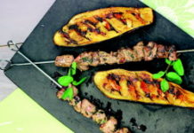 La recette pour des brochettes d'agneau à la menthe et aubergines confites Des-delicieuses-brochettes-d039agneau-a-la-menthe-et-aubergines-confites