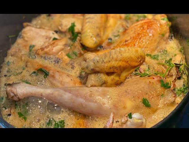 La recette du coq à la bière de Pierre